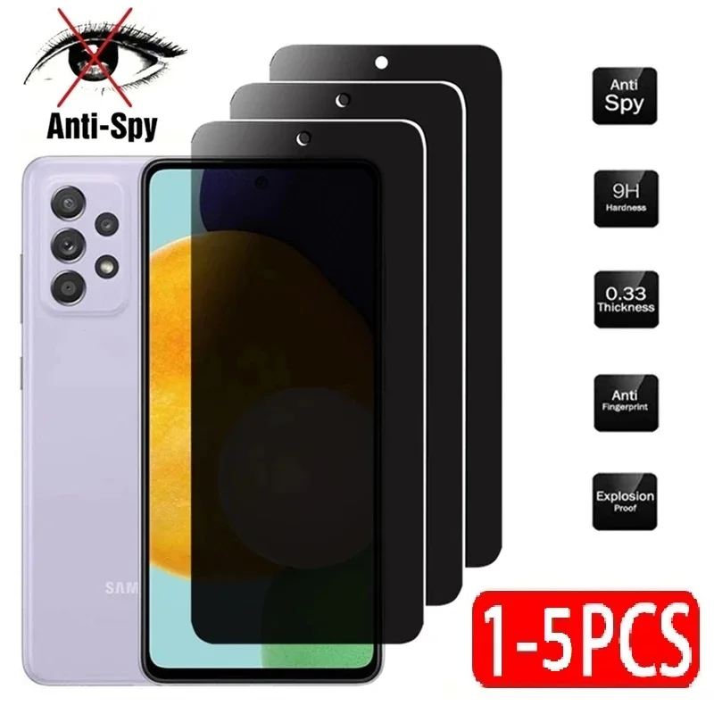 

1-5Pcs Privacy Tempered Glass Screen Protector for Vivo Y02 Y16 Y22Y32 Y75 Y5S Y76S Y02S Y02T Y22S Y21E Y51A Y33T V21E Anti-Spy