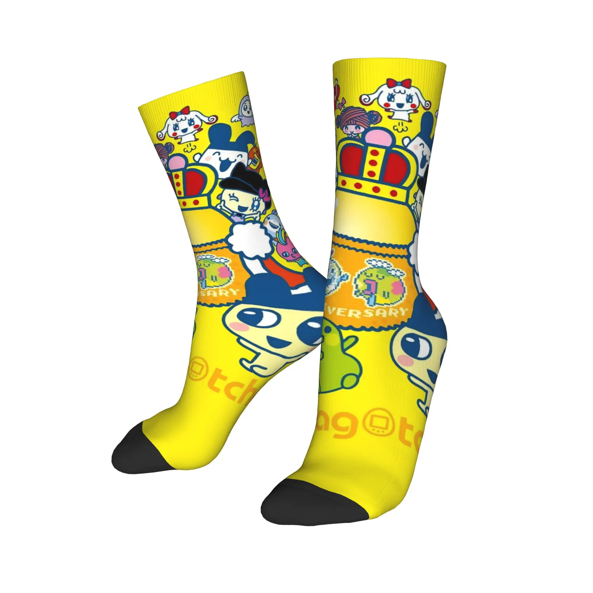 

Cute Cartoon Tamagotchis Socks Men Women Funny Happy Socks Harajuku Spring Summer Autumn Winter Middle Tube Socks Gift,