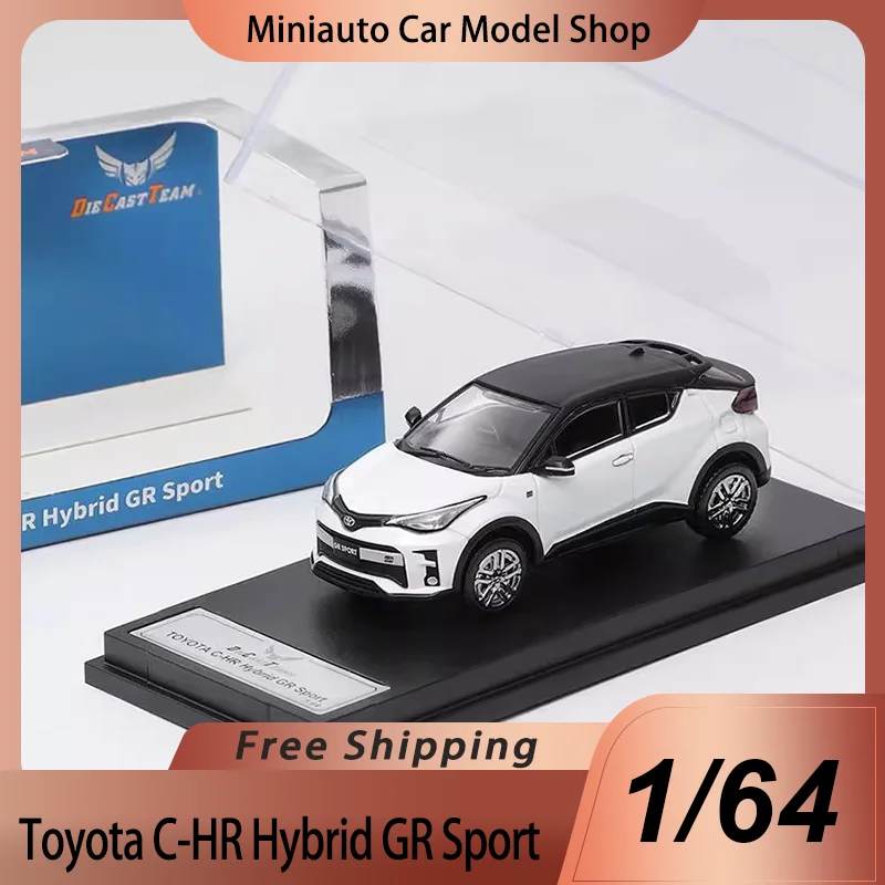 

New In Stock Dct 1:64 Toyota C-Hr Hybrid Gr Sport Alloy Miniature Diecast Model Toyota Suv Car Model Toys Kids Ornament Gift