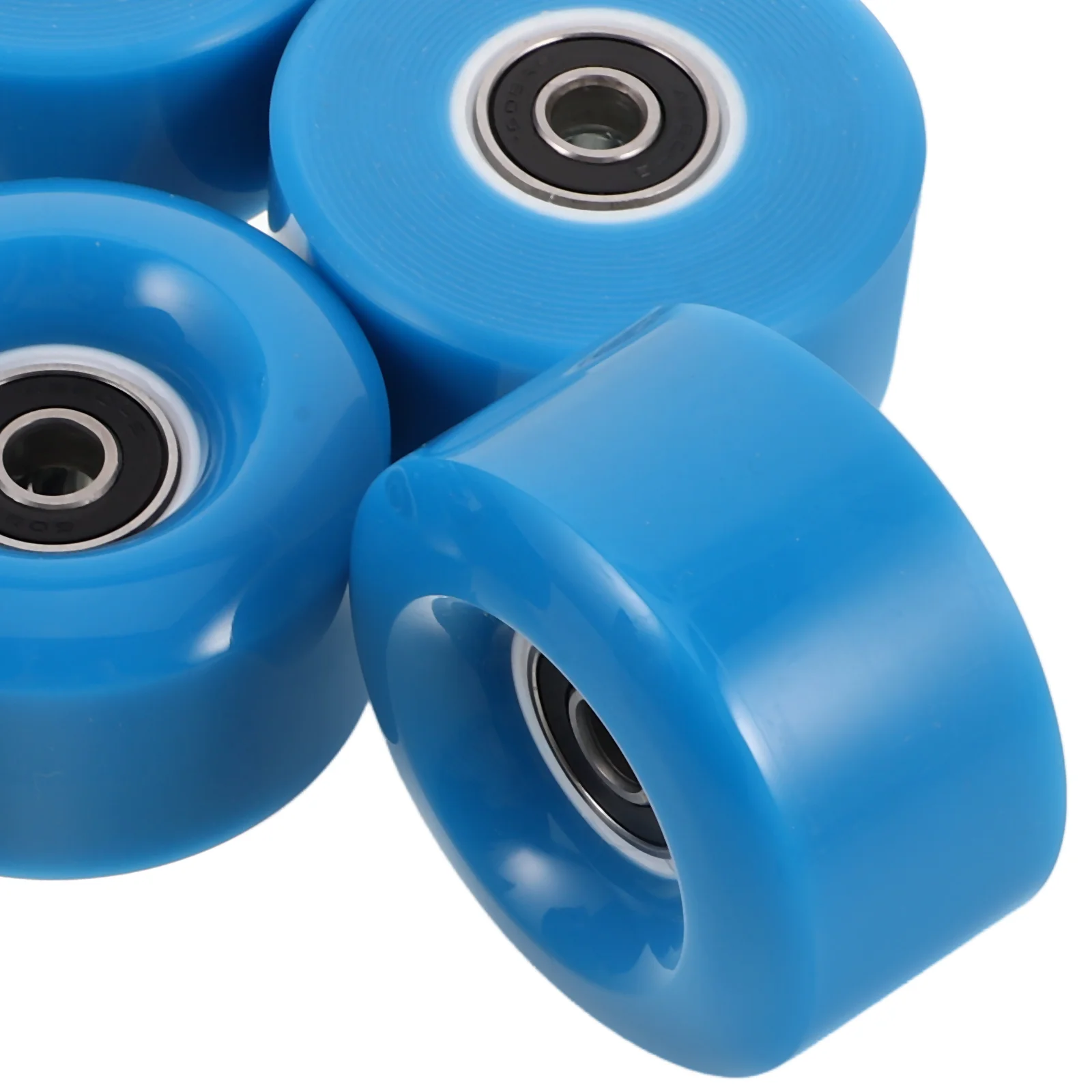 Roller Skate Wheels Replacement for Luggage Outdoor Quad Skates Pu Skateboard Double Row