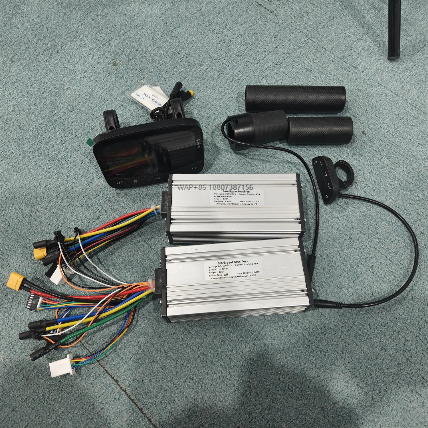 

Hot Selling Electric Scooter Parts 72V 50A Liviae NFC Controller Suit with NFC Display and Twist Throttle