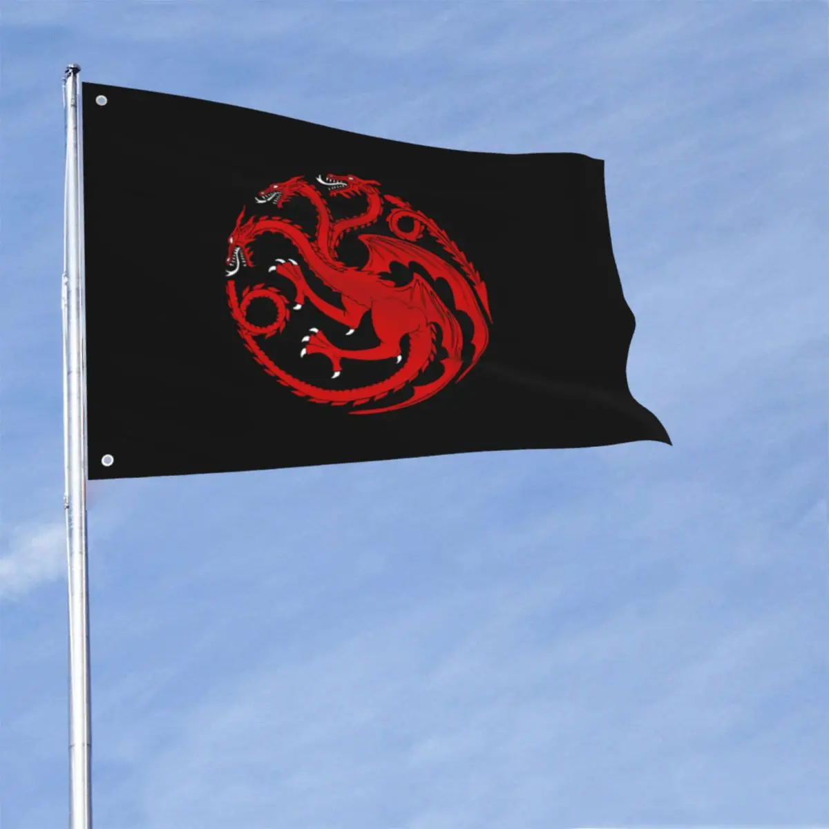 Bandera de Dragonstone Targaryen de casa, decoración interior y exterior, 90x60cm