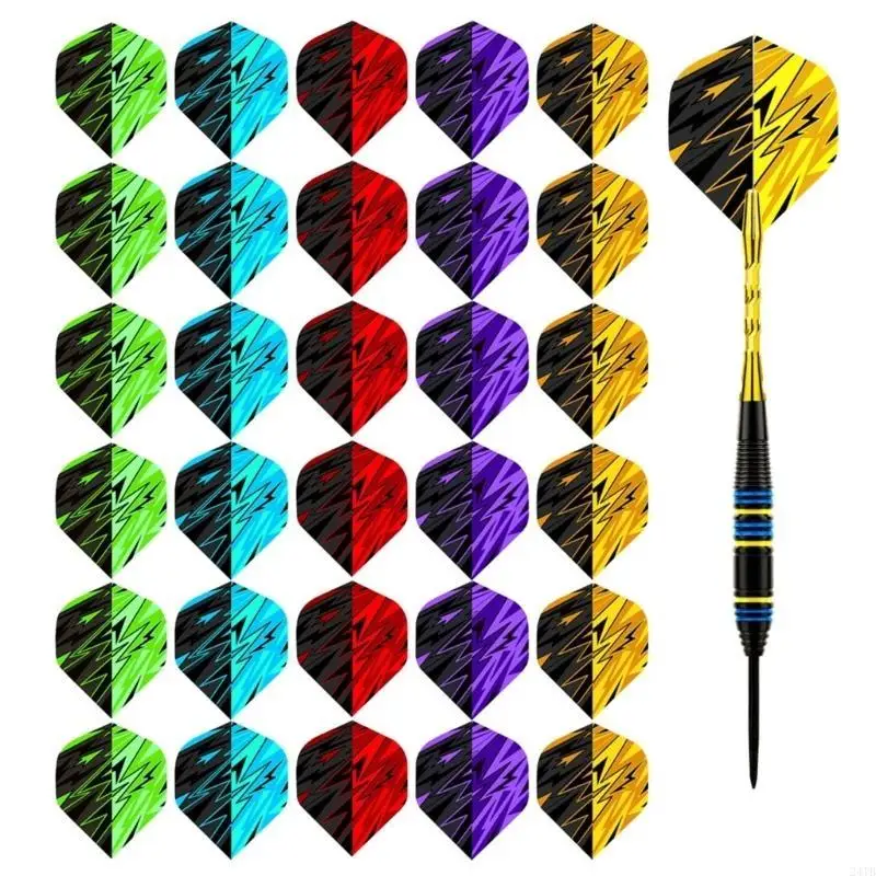 

30 шт. Стандартные Darts Flights Замена хвостового крыла для стального наконечника и аксессуаров для оборудования с мягким для