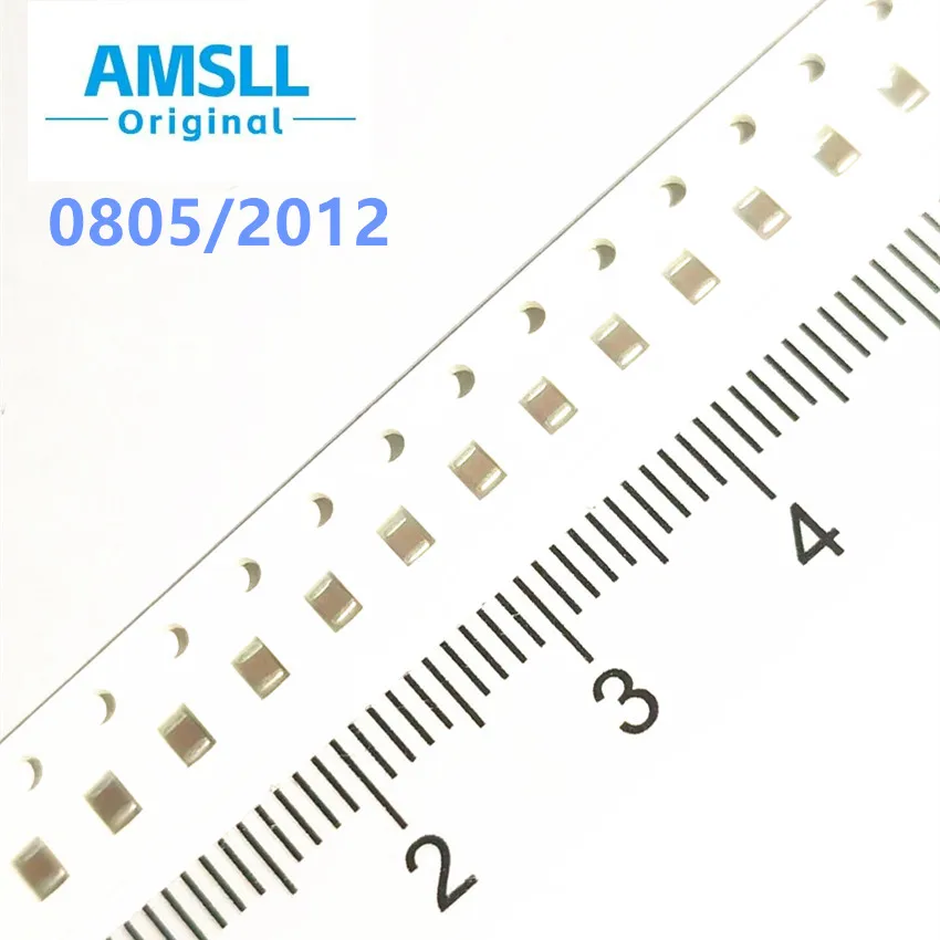 Capacitor da microplaqueta de SMD, 0805, X5R, 475K, 4,7 uF, 25V, 10%, 100 PCes, 4,7 UF, 0805, 100 PCes