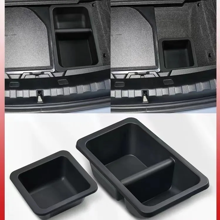 

For BMW Electric i3 2022-2024 Trunk Storage Box 40L Increase Storage Space ABS Plastic