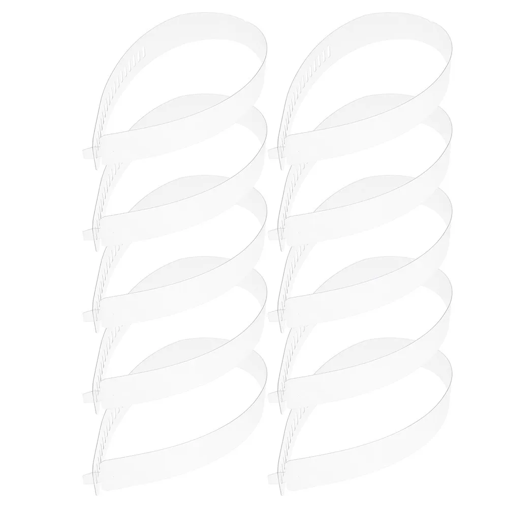 Picture 7: 50 Pcs Collar Inserts for Dress Shirts Plastic Fixer PVC Accessory Bands Strips Support Stays