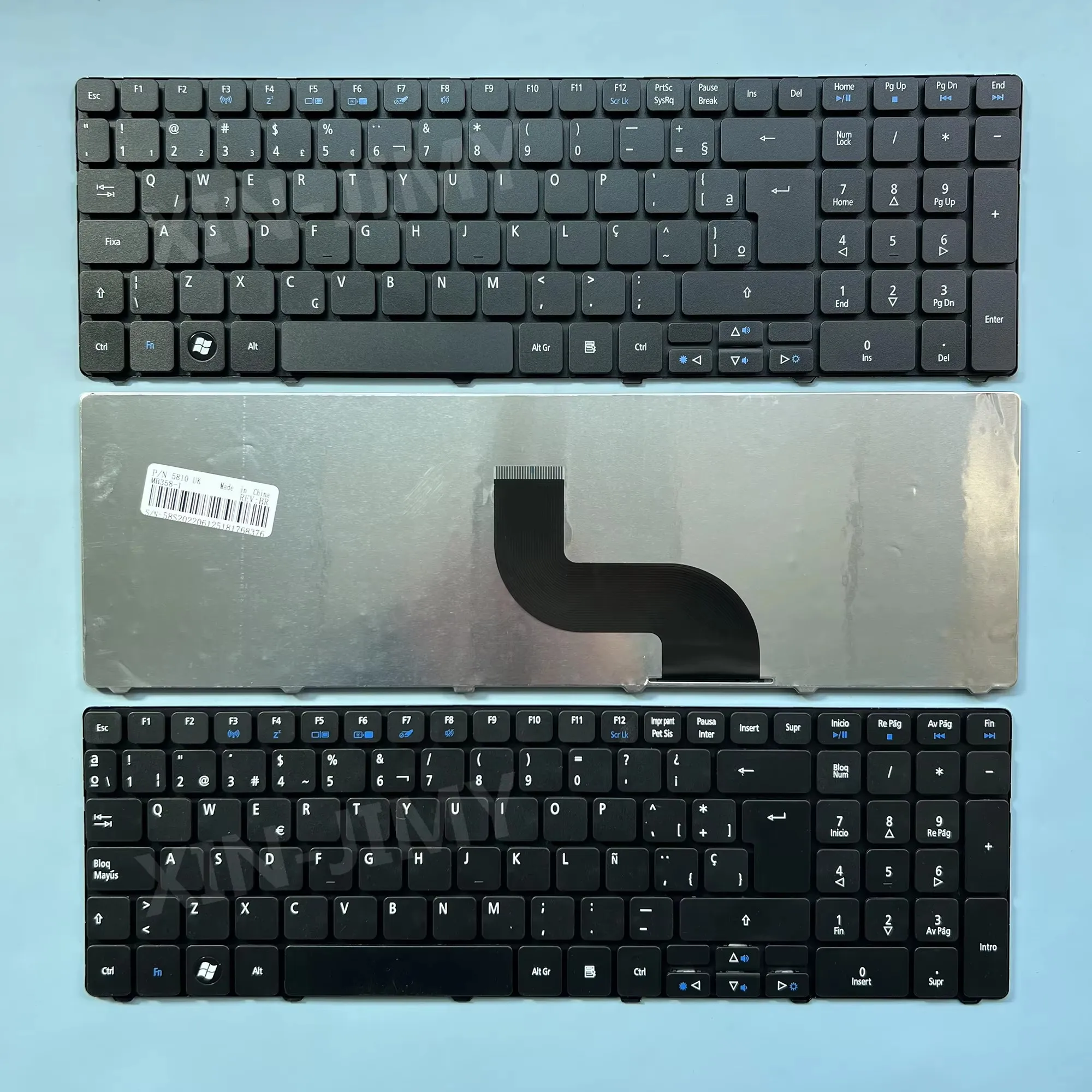 5810 Teclado Turco Francês Espanhol Brasileiro Para Acer Aspire 5738 5742 5810T 5551 7551 5536 5740 5741 5742G 5251 5349 5733