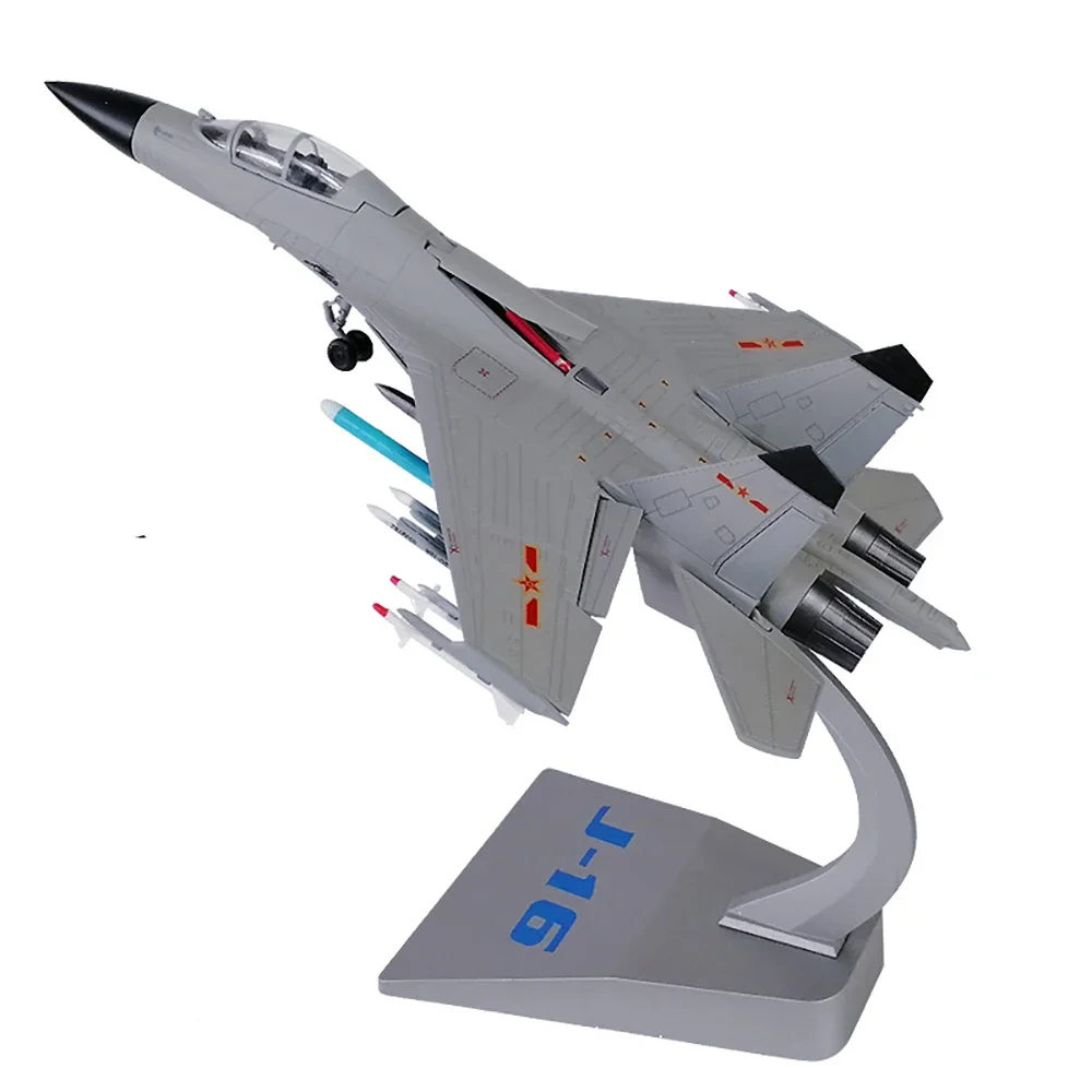 

1/72 Chinese Air Force J-16 Multirole Fighter Alloy Aircraft Model J16 Airplane Toy Children Gift for Collection Decoration