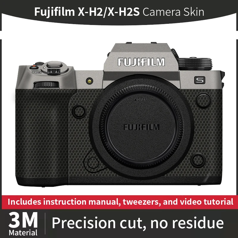 Для Fujifilm xh2 Skin, наклейка Fujifilm X-H2/X-H2S Cmaera, устойчивая к царапинам защитная пленка, полная защита покрытия