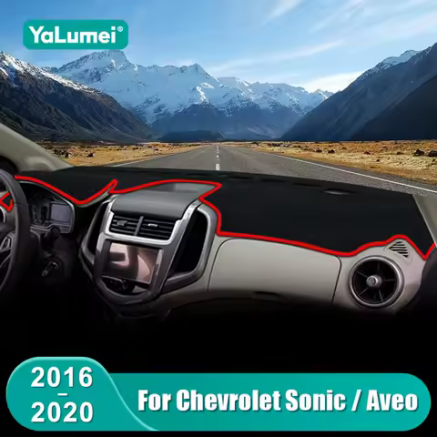 For Chevrolet Sonic / Aveo 2016 2017 2018 2019 2020 Car Dashboard Sun Shade Cover Instrument Desk Non-slip Pad Accessories