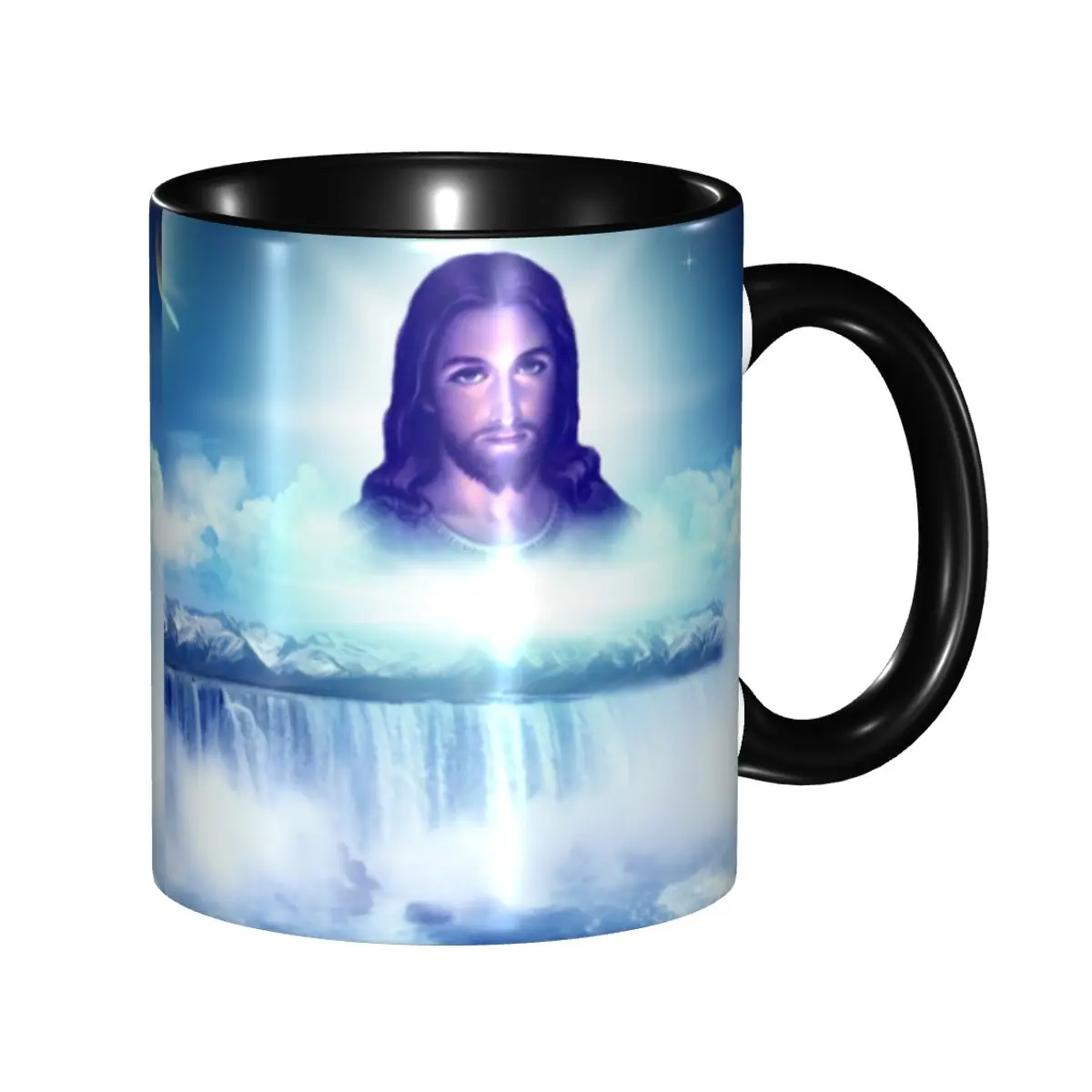 

Custom Savior Jesus Christ Coffee Mug DIY Christian God Ceramic Tea Milk Cups