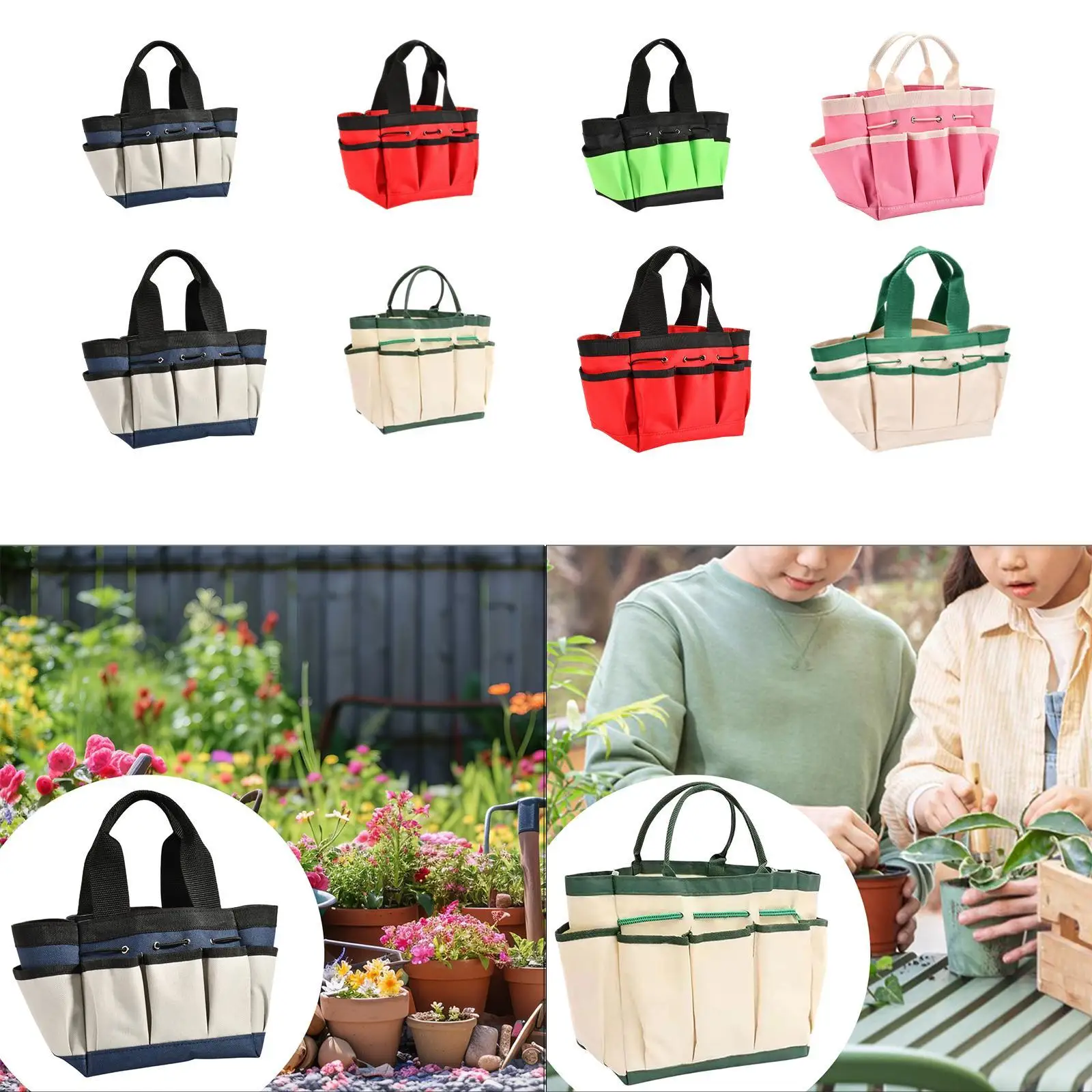 Garden Tool Storage Bag Electrician Tool Bag Multiuse Reusable Sturdy Hardware