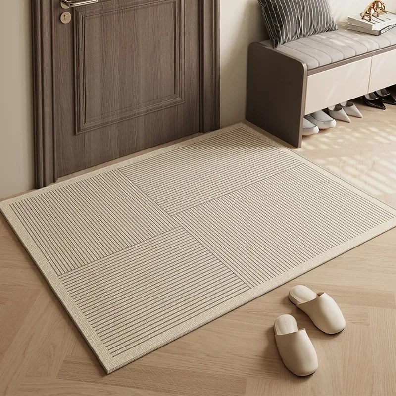 Home Entrance Carpet Entry Doormat Entrance Durable Non-Slip Door Mat Entryway Rug Loop Pile TPR Floor Mat for Home Decor