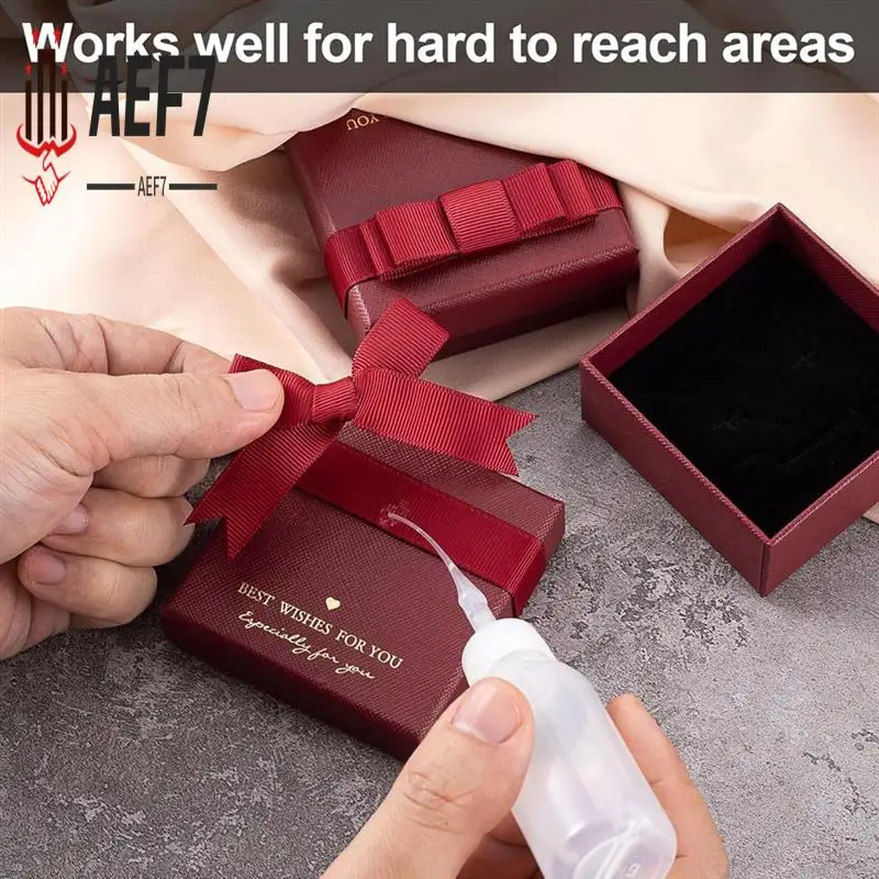 

AEF7-300 шт. насадки для клея, совместимые с CA, пластиковый прецизионный удлинитель, аппликатор для дозирования клея, микронаконечники для клея в бутылках