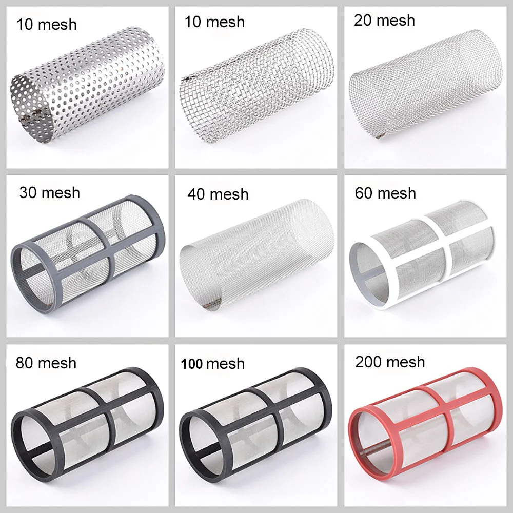 10~200 Mesh Filter Net Garden Watering Filter Accessories Stainless Steel Strainer Kitchen Purification Impurities Filter Screen