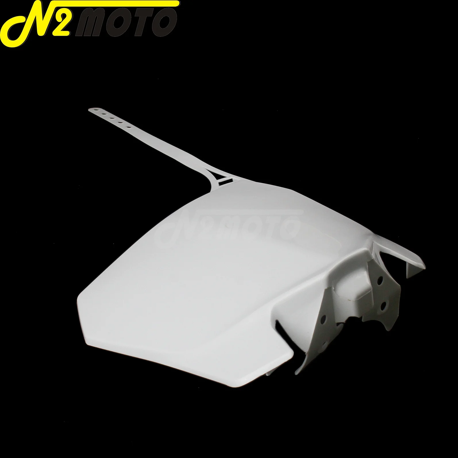 White Front Name Number Plate Holder Supermoto Number Board For Honda CRF250R CRF450R CRF 250 450 R Dirt Bike Motocross Enduro