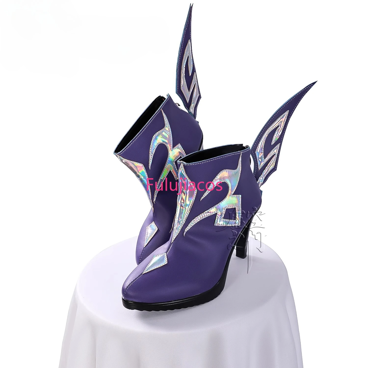 

Fulujiacos Genshin Impact Skirk Cosplay Shoes Anime Chinese Style Halloween Game
