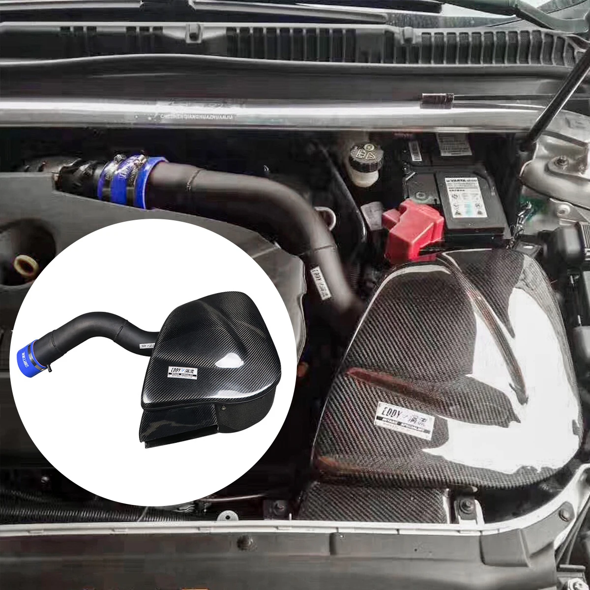 

EDDY High-Performance Cold Air Intake Kit for 13-15 Ford Mondeo 2.0T