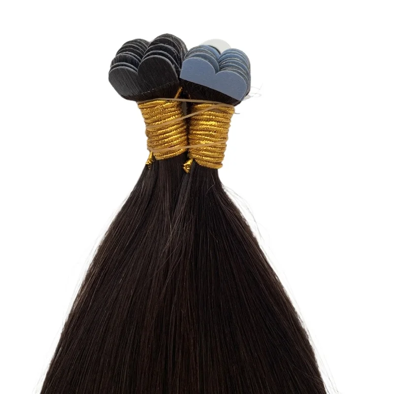 Real bundle convex hair bundle European and American white extension braid stick hair keratin connection