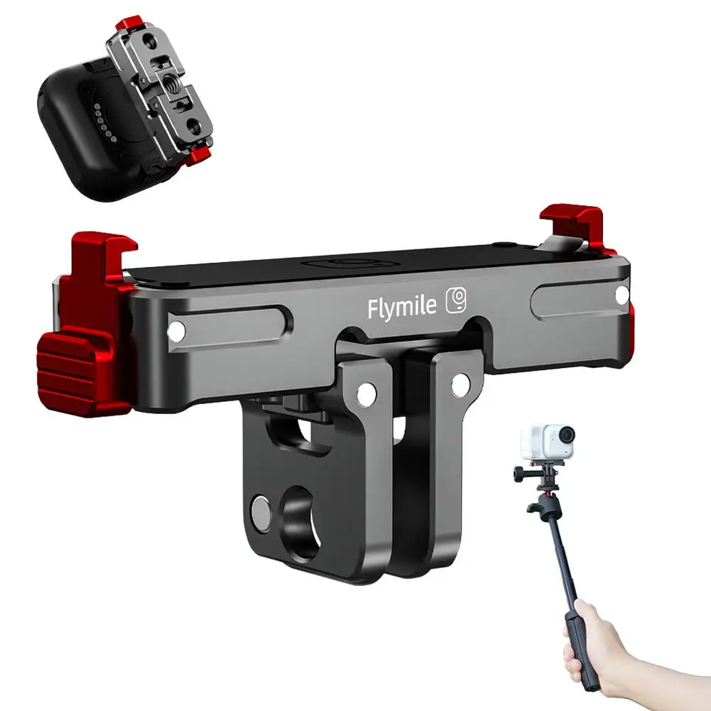 Магнитная основа из алюминиевого сплава для камеры Insta360 GO Ultra, магнитный быстросъемный адаптер, держатель для подставки, расширение, аксессуары G1C4