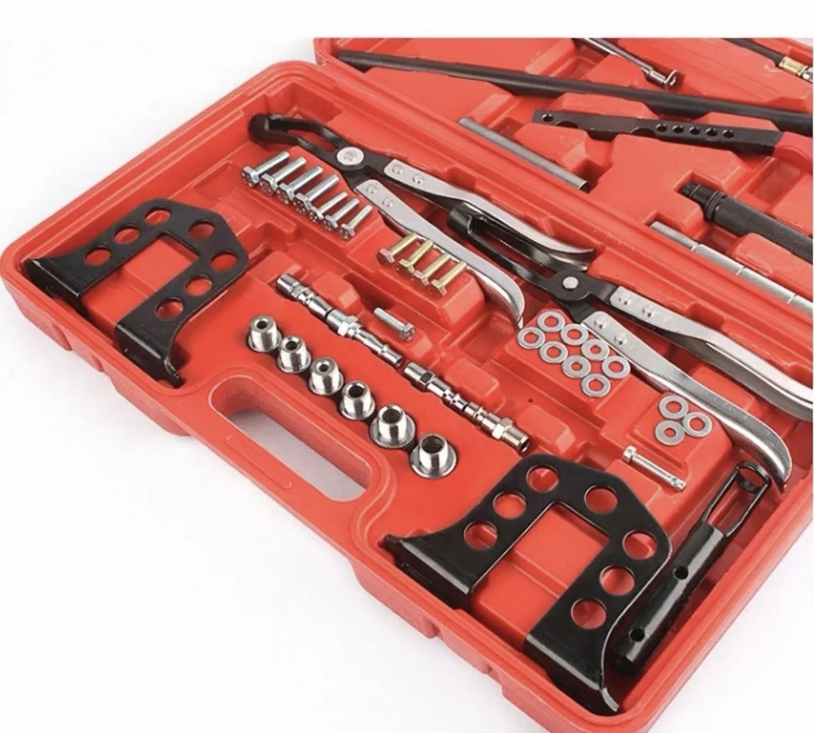 Vehicle Repair Engine Cylinder Head Universal Valve Spring Compressor Tool Kit