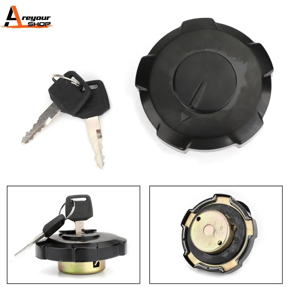 Areyourshop for Honda XL600R 83-87 NX650 SLR650 XRV650 XR650L 88-13 TLR200 XL250R MTX125 Fuel Gas Tank Cap Keys 17620-KE1-003