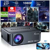 Xnano X1 Projector Support 4K Native 1920*1080P Full HD Auto Correction Android WiFi Bluetooth Home Theater Portable Projector