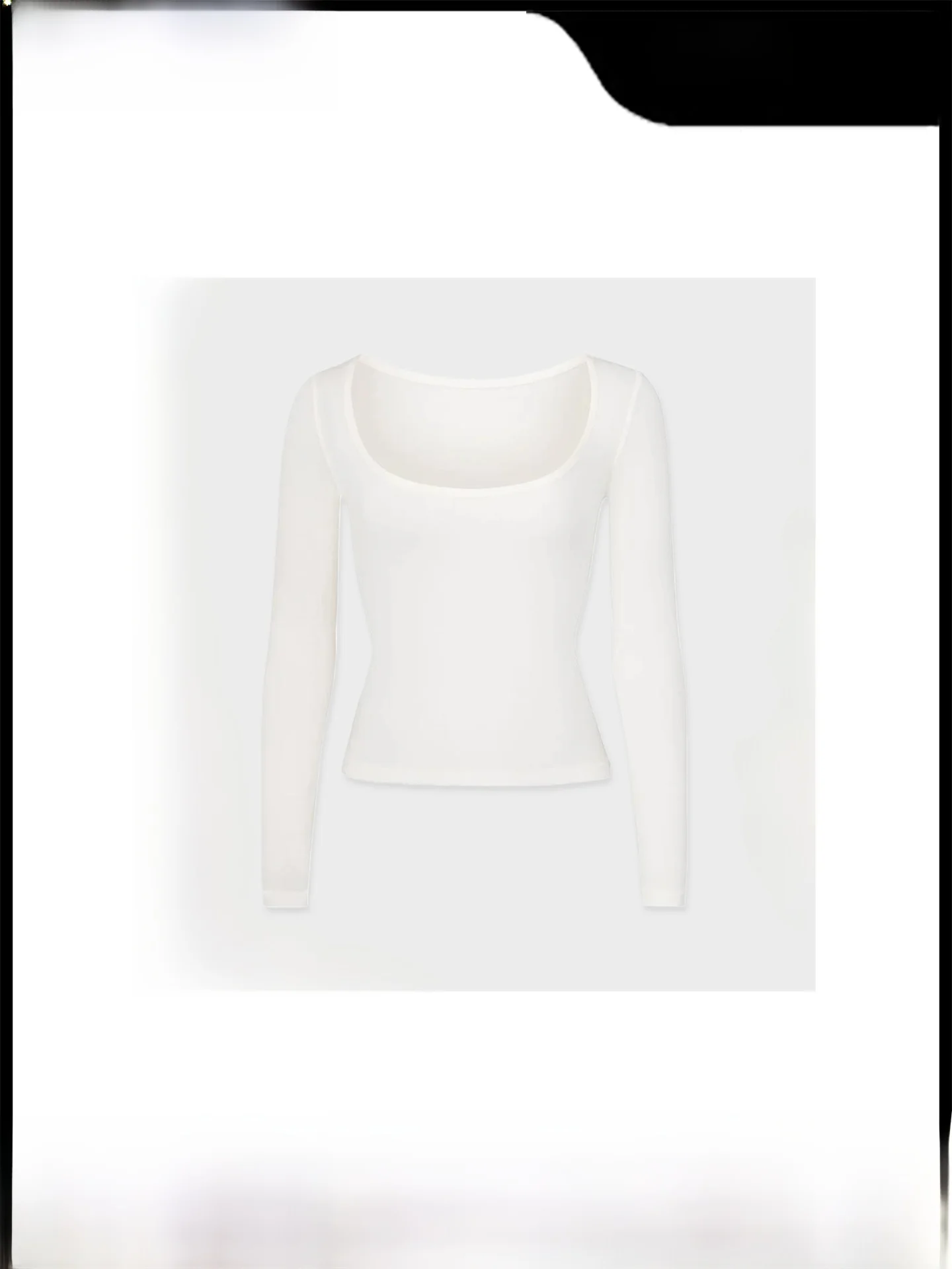 

Kardaian Cotton Jersey Long Sve Pure Cotton Elastic T-irt Top Casual Sle Universal Fit Slimming Cotton 90% Spandex 0%