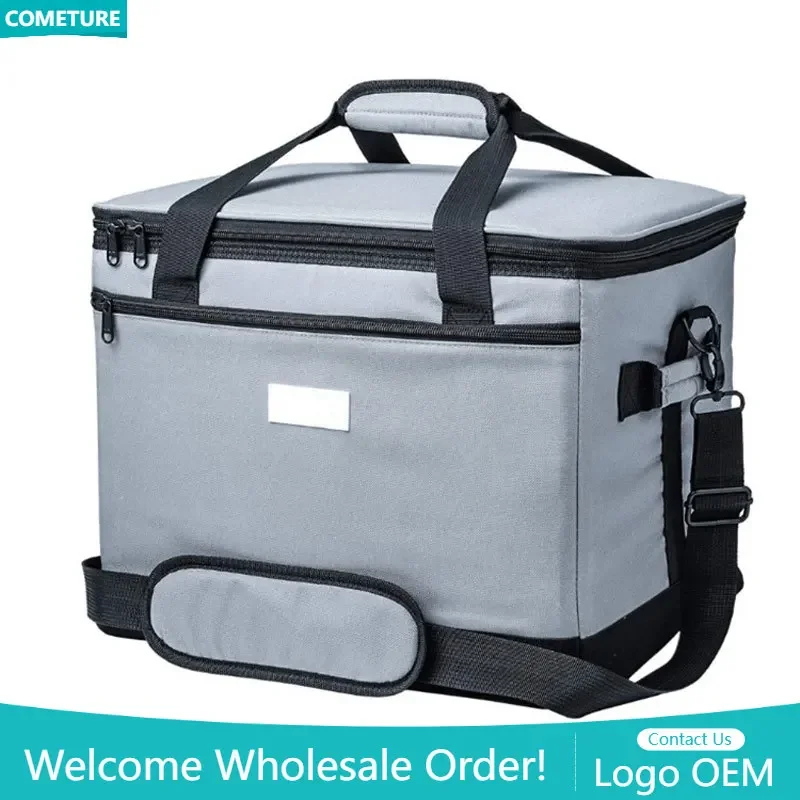 

Outdoor Foldable Picnic Bag Cold Storage Portable Large-capacity Heat Insulation Camping Cutlery BBQ Food Fruit Backpack