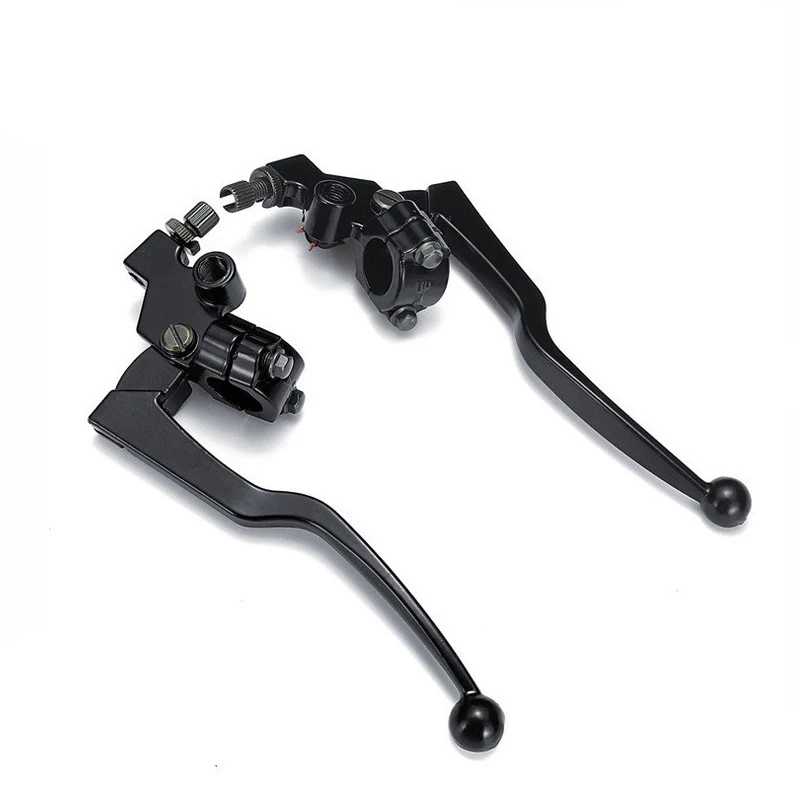 Aluminum Alloy Motorbike Brake & Clutch Lever Cable Front Brake For Honda CG 125 Motorcycle Levers Black Modification Accessorie