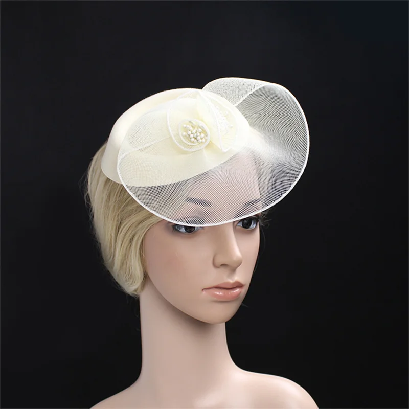 

Flight Attendant Little Hat Ball Banquet Bride Bridesmaid Headdress