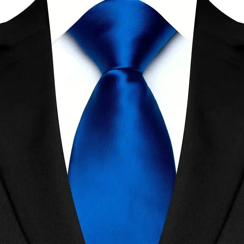 

Мужской классический галстук с полосками и узором пейсли, 8 см, жаккардовый, люксовый, королевский синий цвет, аксессуар для повседневной носки, галстук-бабочка, подарок на свадьбу или вечеринку