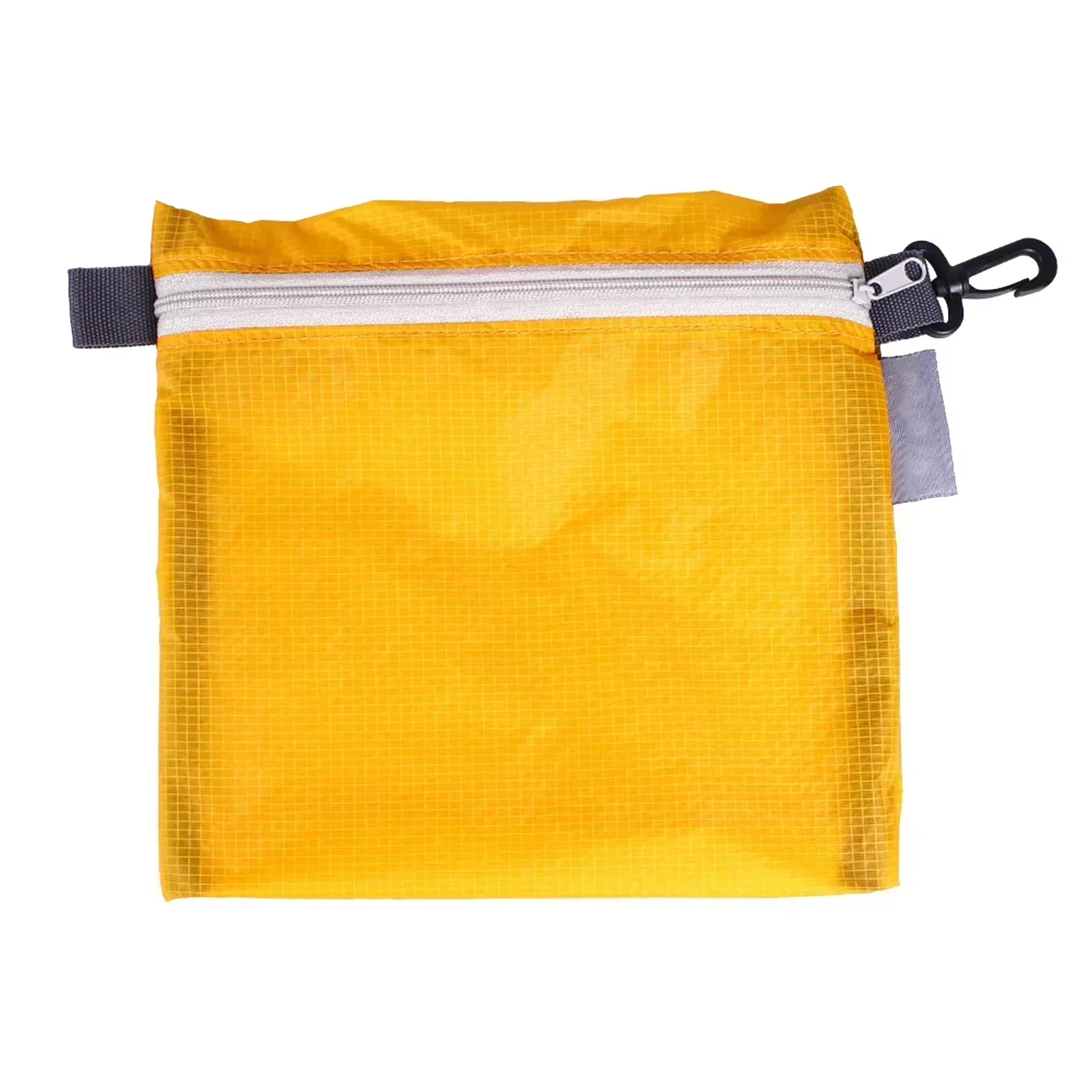 Waterproof Pocket Zipper Nylon Coated Silicon Hook Pouch Portable Organizer Reusable Outdoor Camping Hiking Storage Bag Travel