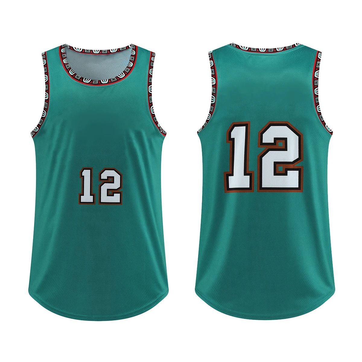 Summer New 3D Basketball Jersey Tank Top University Basketball Team Club Fans Soft and Breathable Mesh Material Training Shirt