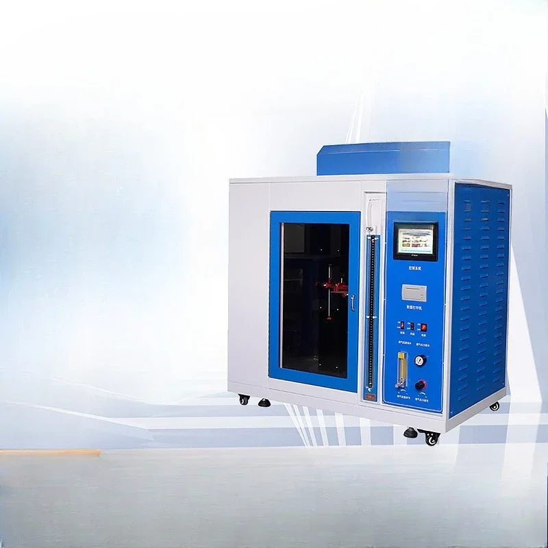 Glowing wire combustion testing machine, textile needle flame combustion testing device