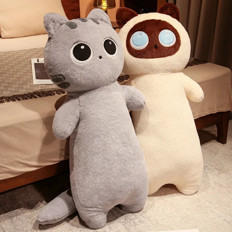 

Plush Cat Doll Kawaii Big Eyes Cats Plush Toy Stuffed Cute Kitten Toy Lovely Animal Pillow Sofa Bed Cushion Funny Kids Gift