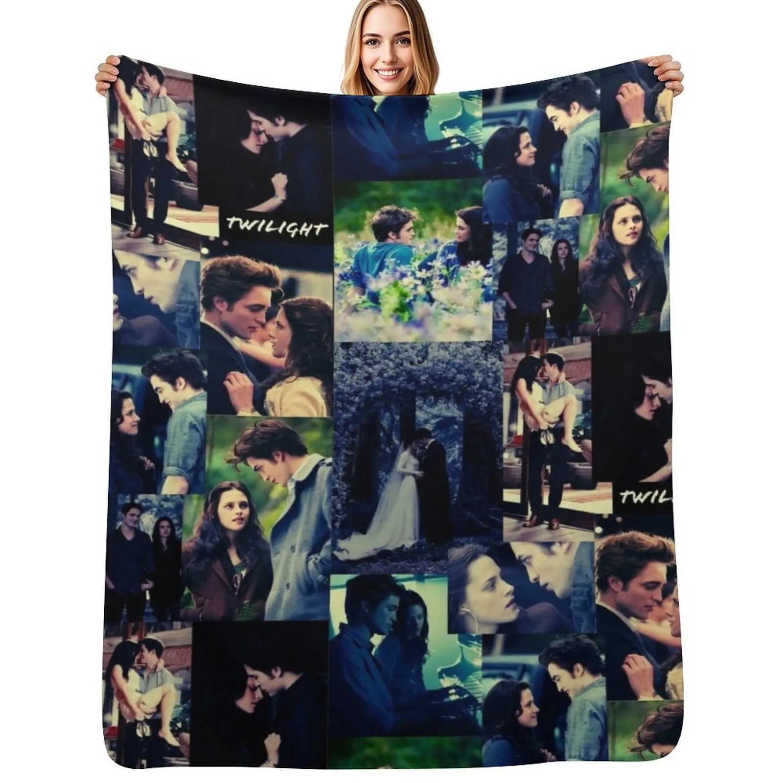 Twilight Throw Blanket Flannels Softest anime Furry blankets and throws Summer Beddings Blankets