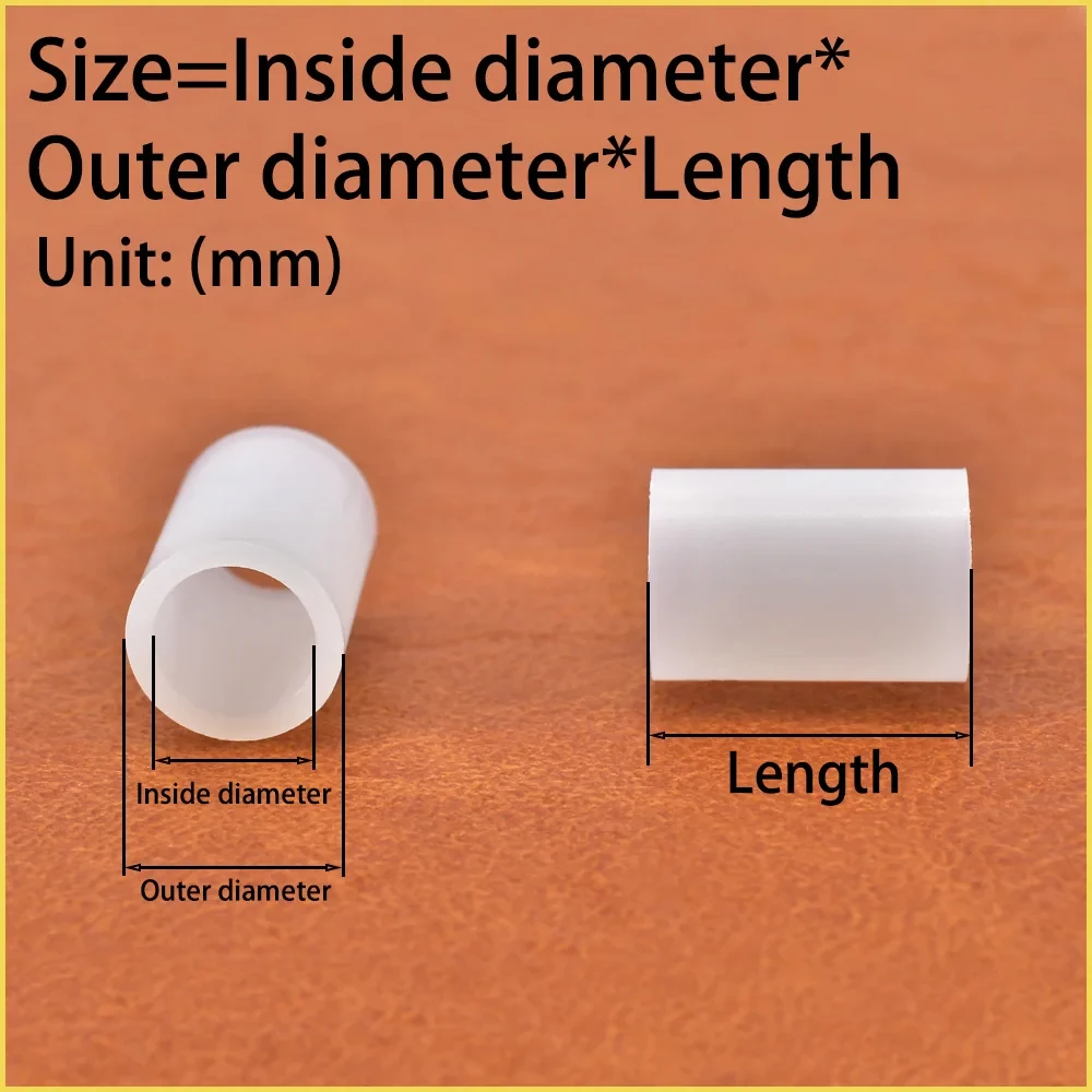 

Nylon Plastic Non Threaded Spacer White Hollow Nylon Spacers M3 M4