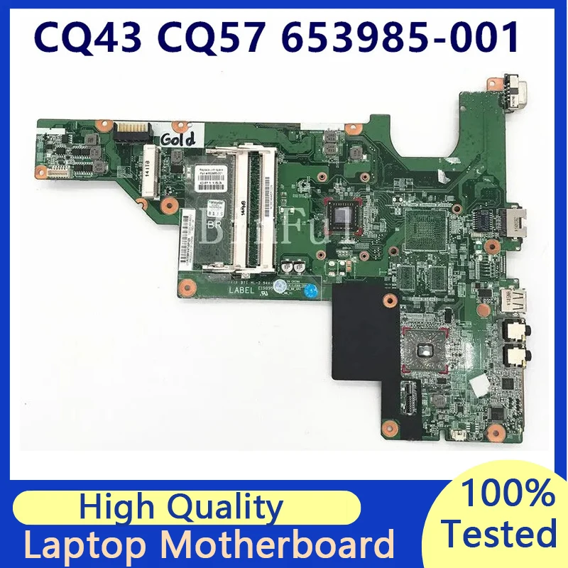 

653985-001 653985-501 653985-601 Mainboard For HP CQ43 CQ57 CQ430 CQ630 Laptop Motherboard 100% Full Tested Working Well