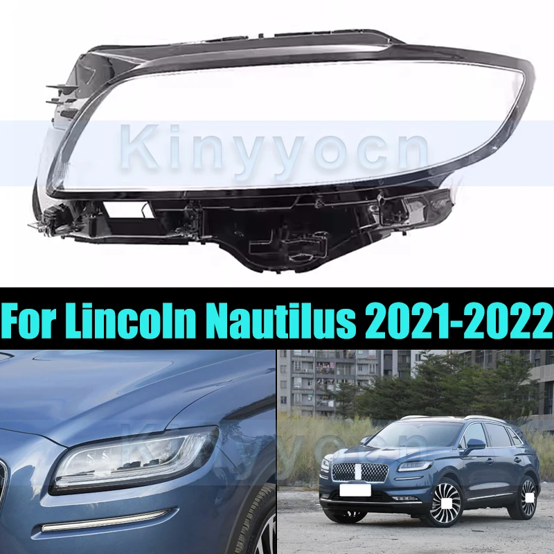 

Front Headlight Glass Cover For Lincoln Nautilus 2021-2022 Front Headlight Shell Headlamp Transparent Cover Lens