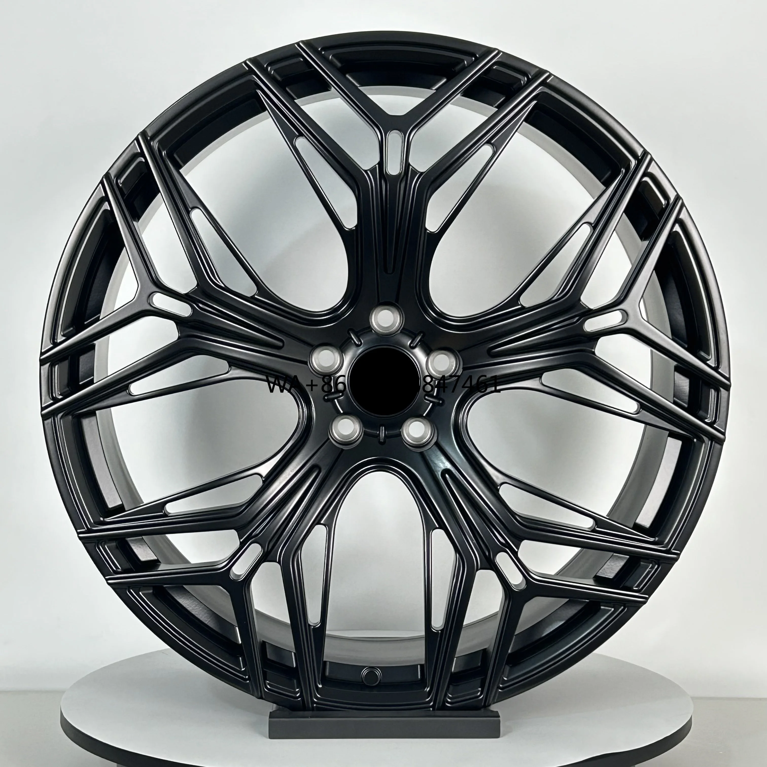 

Custom Wheels for Passengers Cars 15-24 Inch Concave Alloy Black Rims 5x114.3 5x112 5x120 for F10 E90 BENZ