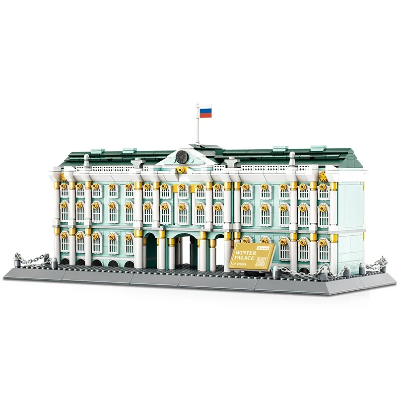 NEW St. Petersburg  Russia House Modular MOC Creative street view Model Building Blocks Architecture Education Model Toys Gifts