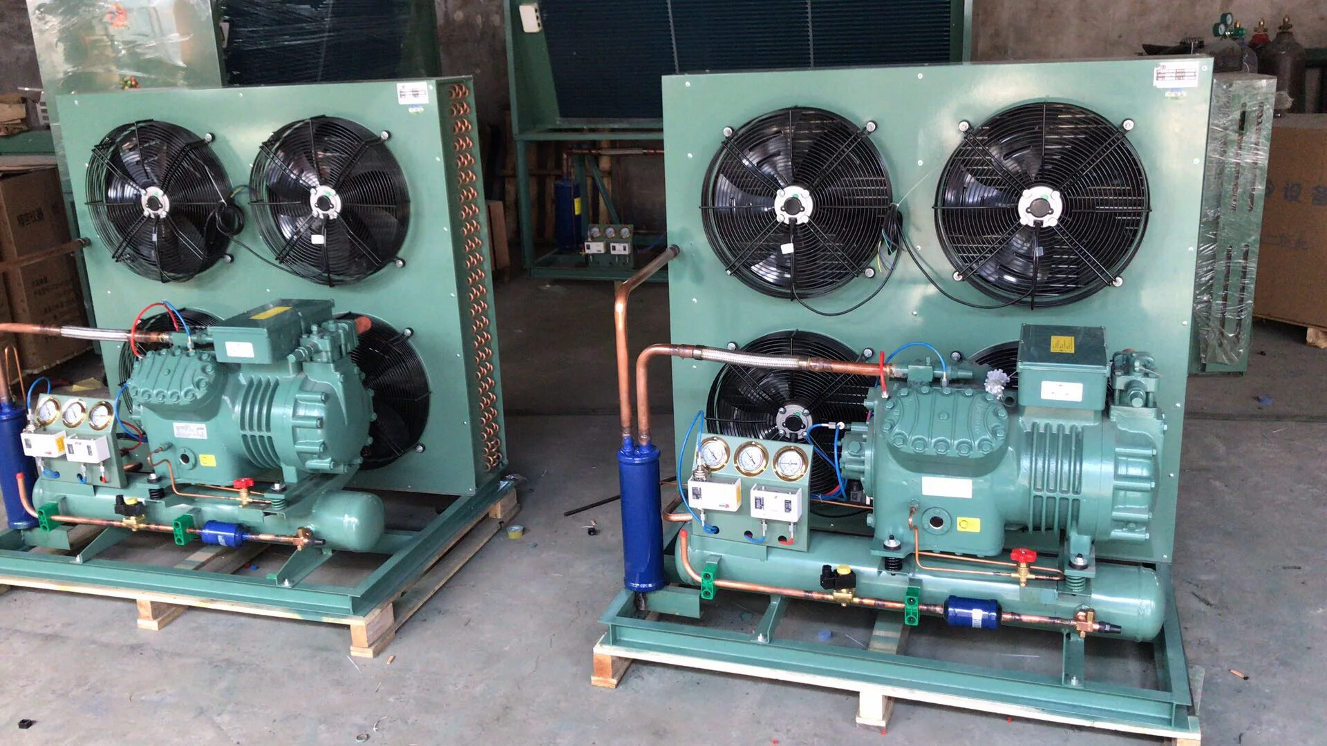 Power-Saving Condensing Unit Cold Room Refrigeration for Manufacturing Plant and Retail for Efficient Cold Storage