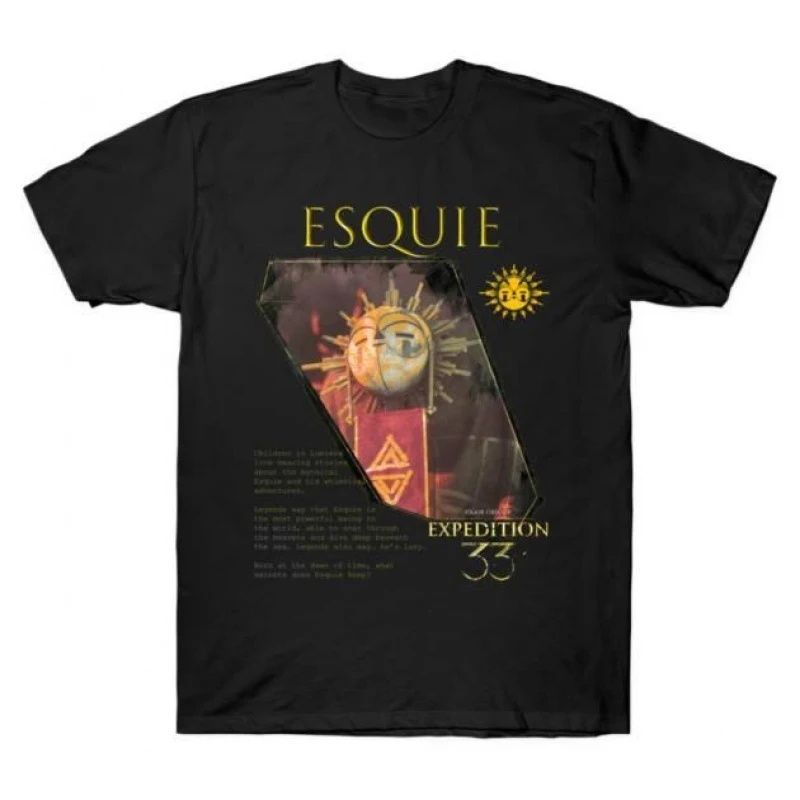 

0427 Clair Obscur Expedition 33 Gift Clothes for RPG gamer 100% cotton printed tee Short Sleeve Graphic T-Shirt All size tops