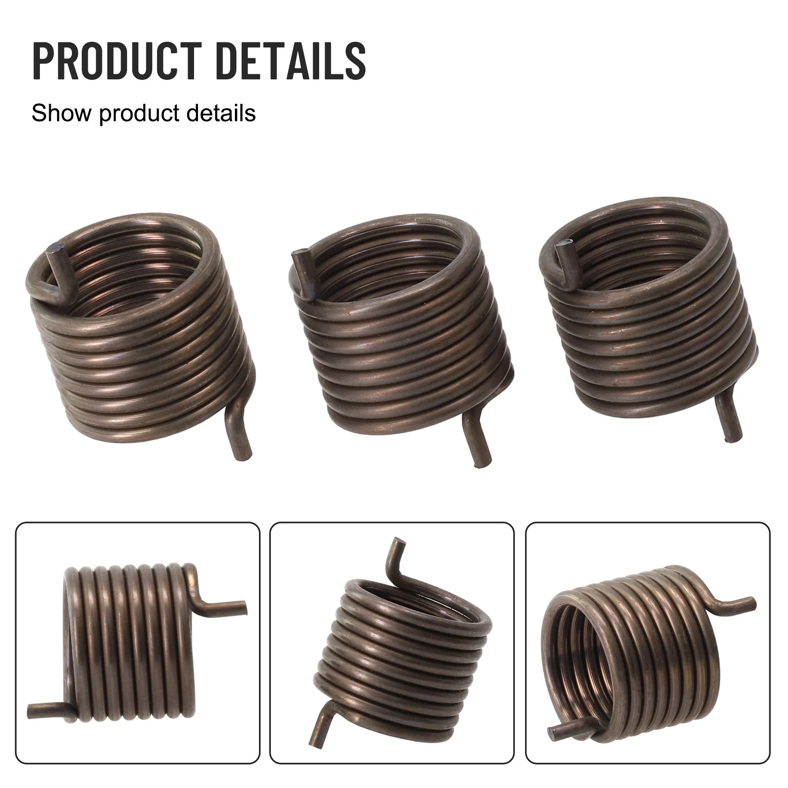 3PCS Starter Recoil Spring Replacement ForHusqvarna 340 345 350 435E 445 450 450E 15812S Chainsaw Grass Mower Accessories