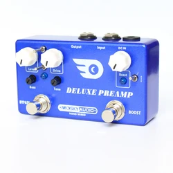 MOSKYaudio DELUXE PREAMP Multi-Effects Overdrive Boost True Bypass Classic Footswitch Effector Guitar Pedal Effect Pedales