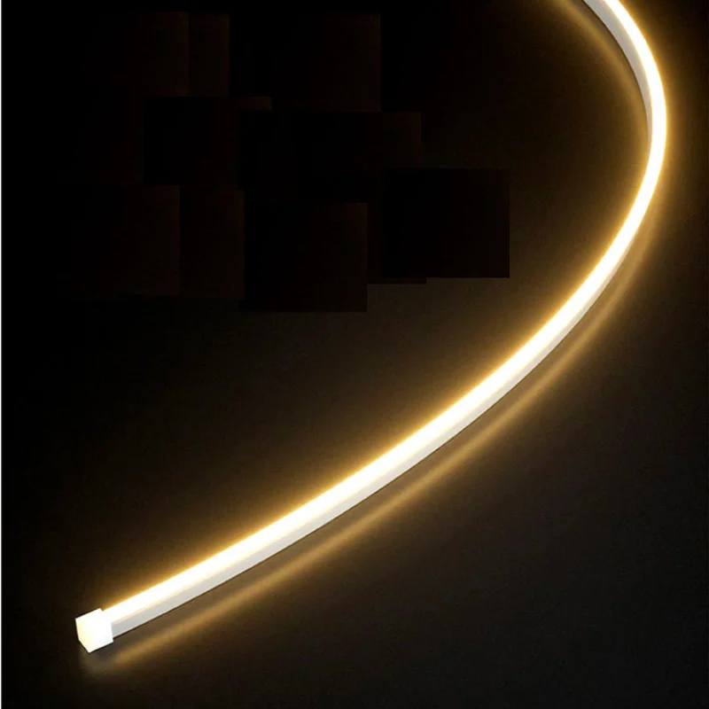 5m 12v 24v Narrow Thin 4mm LED Neon Light Side Corner Cabinet Channel Groove Wall Garden Bathroom Kitchen Wardrobe Waterproof
