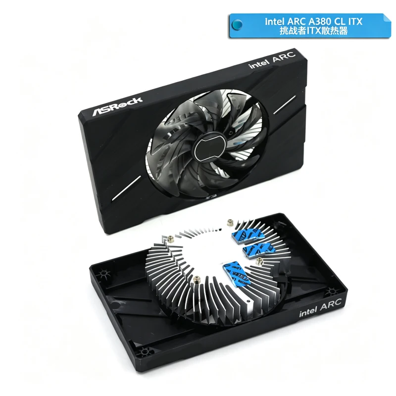 Replacement GPU Heatsink Cooler for ASROCK Intel ARC A380 CL Challenger ITX and A770 PG Phantom Graphics Card