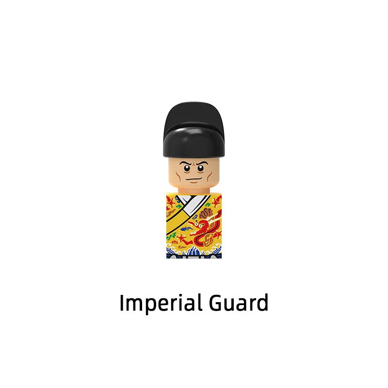 The Ancient Imperial Guard Emperor Senior Intermediate Junior Civil Official Model Blocks MOC Bricks Set Gifts Toys KT1094