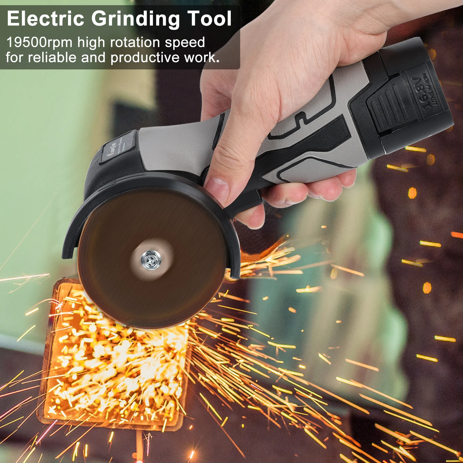 Angle Grinder Tool, Cordless Mini Angle Grinder, Brushless Cut Off Hand Polishing Grinding Tool, Electric Hand Grinder Power